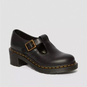 Dr. Martens Sophia Women's Leather Heeled Mary Jane Shoes